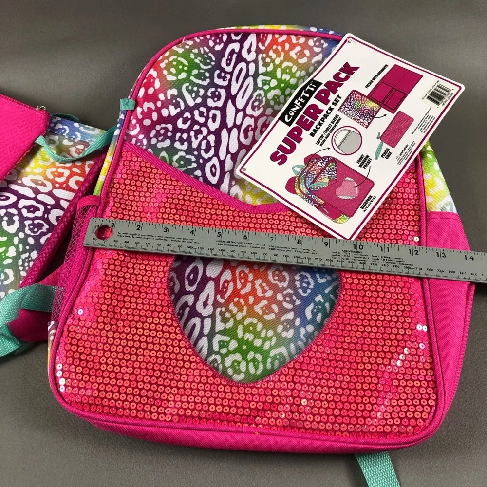 Confetti Backpack Superpack Set